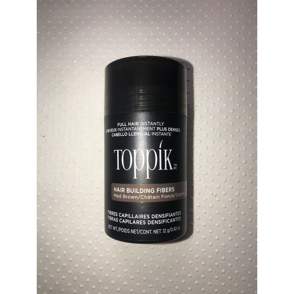 Toppik Hair Building Fibers Med Brown Thinning‎ Hair Concealer 0.42oz